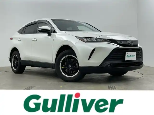 トヨタ ハリアー S 岡山県 2021(令3)年 6.3万km ホワイトパールクリスタルシャイン レーダークルーズコントロール/ビルトインETC/プリクラッシュセーフティ/RMPアルミホイール/LEDヘッドライト/オートハイビーム/純正９インチディスプレイオーディオ/Carplay/Bluetooth/USB接続/ブレーキホールド/踏み間違い防止