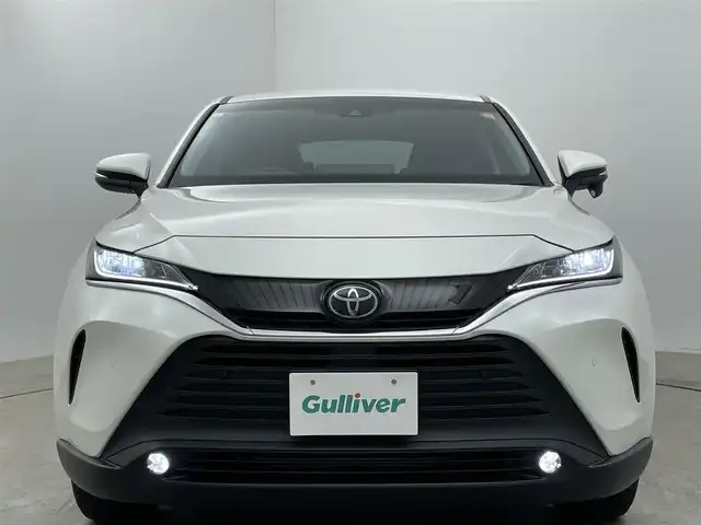 トヨタ ハリアー S 岡山県 2021(令3)年 6.3万km ホワイトパールクリスタルシャイン レーダークルーズコントロール/ビルトインETC/プリクラッシュセーフティ/RMPアルミホイール/LEDヘッドライト/オートハイビーム/純正９インチディスプレイオーディオ/Carplay/Bluetooth/USB接続/ブレーキホールド/踏み間違い防止