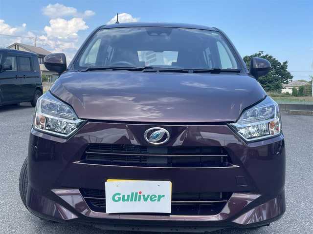 ダイハツ ミラ イース G リミテッド SAⅢ 群馬県 2019(平31)年 3.4万km プラムブラウンクリスタルマイカ 社外ナビ　/パワーステアリング/パワーウィンドウ　/シートヒーター　/アイドリングストップ　/フルセグ　/コーナーセンサー前後　/ＥＴＣ　/ＬＥＤライト　/オートライト　/スマートキー　/純正フロアマット　/純正ＡＷ