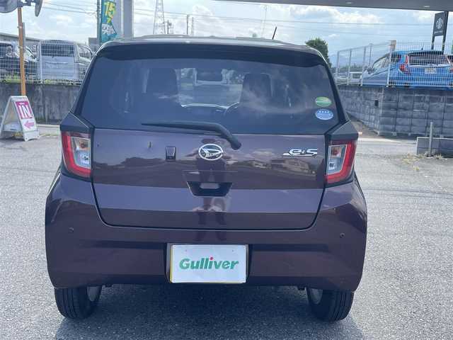 ダイハツ ミラ イース G リミテッド SAⅢ 群馬県 2019(平31)年 3.4万km プラムブラウンクリスタルマイカ 社外ナビ　/パワーステアリング/パワーウィンドウ　/シートヒーター　/アイドリングストップ　/フルセグ　/コーナーセンサー前後　/ＥＴＣ　/ＬＥＤライト　/オートライト　/スマートキー　/純正フロアマット　/純正ＡＷ