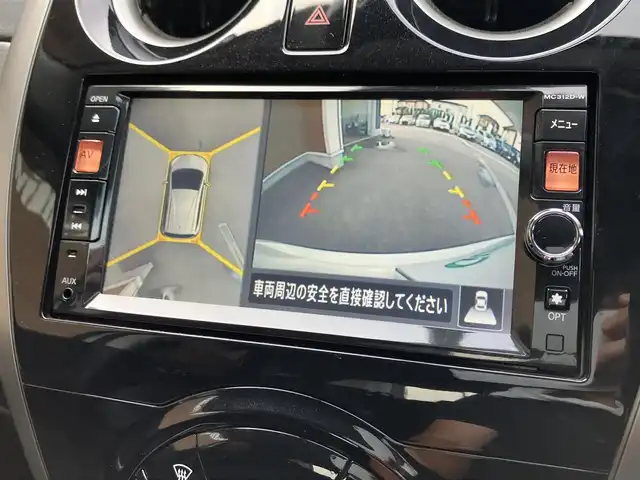 日産 ノート メダリスト 埼玉県 2013(平25)年 1.9万km ブリリアントホワイトパール 登録時18773km/ワンオーナー/スーパーチャージャー/純正SDナビ【MC312D-W】/　・アラウンドビューモニター/　・フルセグTV/　・CD/DVD再生/　・Bluetooth接続/　・USB/AUX端子/　・SDミュージックサーバー/黒ハーフレザーシート/革巻きステアリング/純正15インチAW/アイドリングストップ/インテリジェントキー×2/プッシュスタートボタン/電動格納ミラー/ドアバイザー/フォグランプ/ETC/保証書/取扱説明書/ナビ取扱説明書/日産ディーラー整備記録簿/（H26.H28.H29.H30.H31.R2.R3.R4.R5.R6.R7）/
