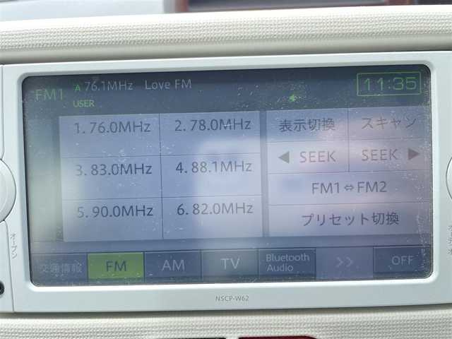 トヨタ ポルテ X 福岡県 2014(平26)年 3.6万km クリームベージュ スペアキー/横滑り防止/盗難防止/片側パワスラ/純正ナビ/BT/AUX/ワンセグTV（走行視聴不可）/後席用ドリンクホルダー/１２Vソケット