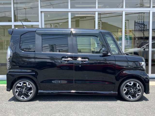 ホンダ Ｎ ＢＯＸ カスタム G L ターボ ホンダセンシング 山口県 2020(令2)年 3.8万km クリスタルブラックパール 社外メモリーナビ＆/地デジTV＆バックカメラ/フロアマット/ドアバイザー/純正LEDヘッドライト/純正フォグランプ/純正15インチアルミ/純正リアスポイラー/両側パワースライド/オートライト/パドルシフト/フロントシートヒーター/アレルクリーンプラスシート/ビルトインETC