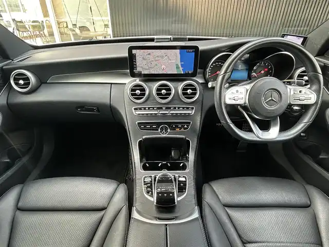 メルセデス・ベンツ Ｃ３５０ eアバンギャルド AMGライン 福岡県 2020(令2)年 4.5万km ダイヤモンドホワイト 黒革シート/サンルーフ/スペアキー/充電ケーブル/シートヒーター/ドライブレコーダー/Ａｐｐｌｅｃａｒｐｌａｙ/ａｎｄｒｏｉｄａｕｔｏ/ドアバイザー/レーダー/エアサスペンション/取扱説明書/ＬＥＤヘッドライト