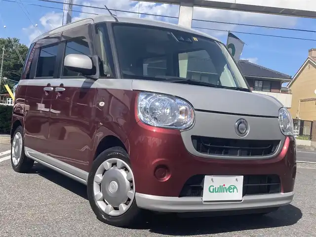 ダイハツ ムーヴ キャンバス X LTD SA Ⅲ 愛知県 2018(平30)年 7.5万km スムースグレーマイカメタリック/ファイアークォーツレッドメタリック 2トーン 車検　令和9年9月/スマートアシストIII/イクリプスSDナビTV/ステアリングスイッチ/バックカメラ/両側パワースライドドア/スマートキー/プッシュスタート/ETC/オートライト/オートマチックハイビーム/保証書取説有り