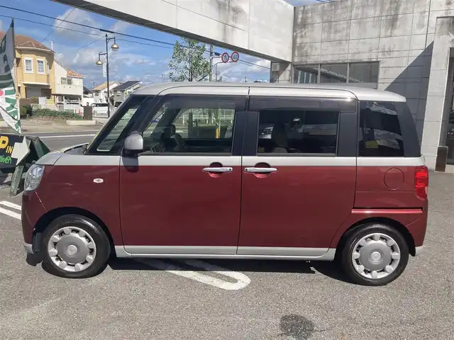ダイハツ ムーヴ キャンバス X LTD SA Ⅲ 愛知県 2018(平30)年 7.5万km スムースグレーマイカメタリック/ファイアークォーツレッドメタリック 2トーン 車検　令和9年9月/スマートアシストIII/イクリプスSDナビTV/ステアリングスイッチ/バックカメラ/両側パワースライドドア/スマートキー/プッシュスタート/ETC/オートライト/オートマチックハイビーム/保証書取説有り