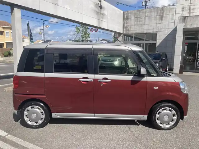 ダイハツ ムーヴ キャンバス X LTD SA Ⅲ 愛知県 2018(平30)年 7.5万km スムースグレーマイカメタリック/ファイアークォーツレッドメタリック 2トーン 車検　令和9年9月/スマートアシストIII/イクリプスSDナビTV/ステアリングスイッチ/バックカメラ/両側パワースライドドア/スマートキー/プッシュスタート/ETC/オートライト/オートマチックハイビーム/保証書取説有り