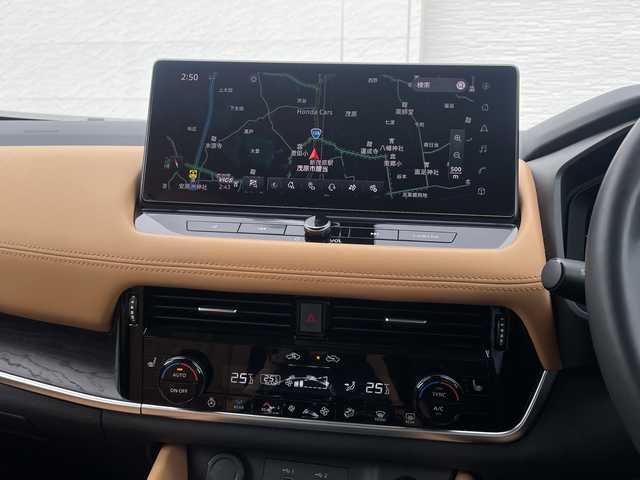 日産 エクストレイル G e－4ORCE 千葉県 2023(令5)年 2万km ベージュ サンルーフ　ブラウン革　ナビ　全方位カメラ　ＢＯＳＥサウンド　ＨＵＤ　２．０ＥＴＣ　ドラレコ　デジタルミラー　自動駐車　アップルカープレイ　電動リアドア　ＬＥＤライト　オートライト　１８インチＡＷ