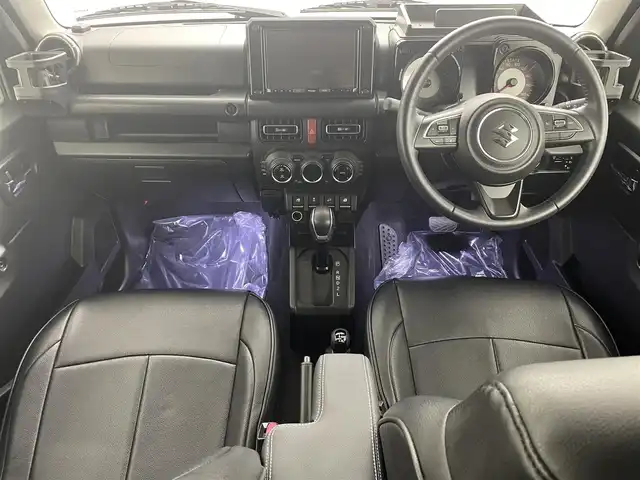 スズキ ジムニー シエラ JC 埼玉県 2019(平31)年 2.2万km ブルーイッシュブラックパール3 純正8型ナビ　CD　DVD　BT　TV　温シート　バックカメラ　ETC 衝突被害軽減　レーンキープアシスト　クルーズコントロール　LEDヘッドライト　ダウンヒルアシストコントロール　