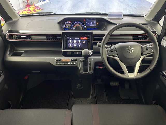 スズキ ワゴンＲ スティングレー HYBRID T 大阪府 2017(平29)年 6.7万km ブルーイッシュブラックパール3 ヘッドアップディスプレイ/純正ナビ(フルセグTV/AM/FM/CD/DVD/BT/USB/AUX/aha)/全方位カメラ(バック、サイド、フロント)/ETC/クルーズコントロール/横滑り防止装置/レーンキープアシスト/盗難防止装置/オートライト/オートマチックハイビーム/衝突被害軽減システム/アイドリングストップ/シートヒーター/ベンチシート/純正フロアマット/純正AW/スマートキー/保証書/取扱説明書