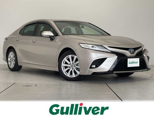 トヨタ カムリ WS 愛知県 2019(令1)年 2.9万km スティールブロンドM トヨタセーフティセンス/純正8型ナビ/レーダークルーズコントロール/バックカメラ/パワーシート/コーナーセンサー/純正アルミホイール/ETC2.0/ブラインドスポットモニター/LEDヘッドライト/パドルシフト/オートマチックハイビーム/ドライブレコーダー/CD DVD/Bluetooth/ステアリングスイッチ/スマートキー/プッシュスタート
