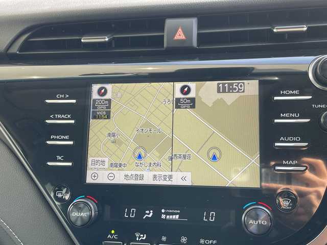 トヨタ カムリ WS 愛知県 2019(令1)年 2.9万km スティールブロンドM トヨタセーフティセンス/純正8型ナビ/レーダークルーズコントロール/バックカメラ/パワーシート/コーナーセンサー/純正アルミホイール/ETC2.0/ブラインドスポットモニター/LEDヘッドライト/パドルシフト/オートマチックハイビーム/ドライブレコーダー/CD DVD/Bluetooth/ステアリングスイッチ/スマートキー/プッシュスタート