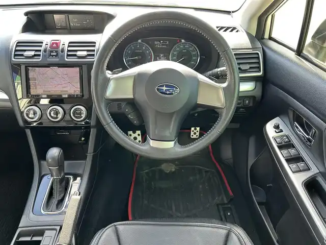 スバル インプレッサ スポーツ 1．6i－S 福岡県 2015(平27)年 5.4万km クリスタルホワイトP 社外ナビ(フルセグTV・DVD・FM・AM・BT)/純正アルミホイール/ETC/プッシュスタート/スマートキー/LEDヘッドライト/社外フロアマット