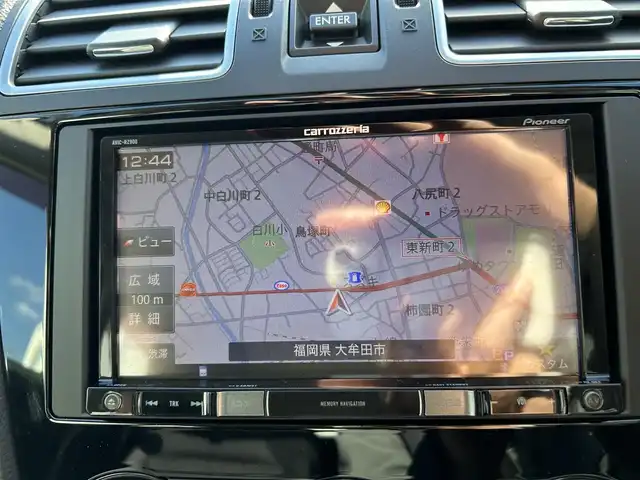 スバル インプレッサ スポーツ 1．6i－S 福岡県 2015(平27)年 5.4万km クリスタルホワイトP 社外ナビ(フルセグTV・DVD・FM・AM・BT)/純正アルミホイール/ETC/プッシュスタート/スマートキー/LEDヘッドライト/社外フロアマット