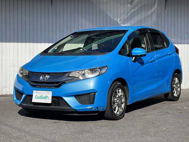 ホンダ フィット ハイブリット Lパッケージ 長野県 2013(平25)年 9.8万km ビビットスカイブルーP 純正ナビ/バックカメラ/ハーフレザーシート/ETC/社外15インチアルミ/ホイール付き冬タイヤ積込/クルーズコントロール/社外マフラー/マフラー積込/取説/スぺアキ―
