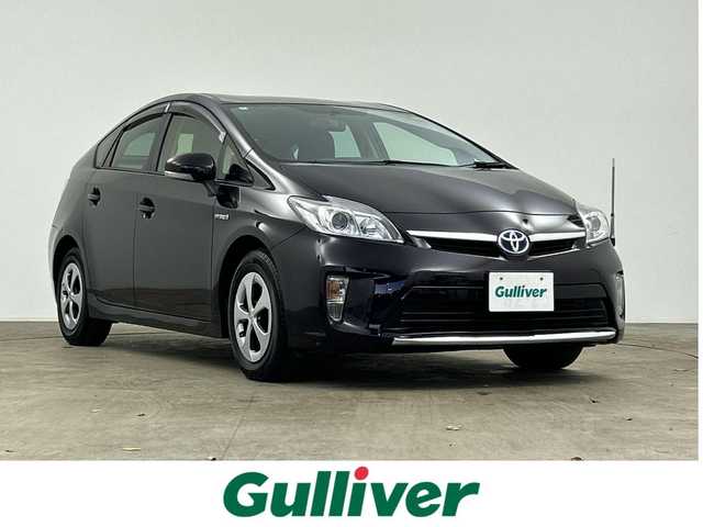 トヨタ プリウス S 千葉県 2012(平24)年 6.2万km ボルドーマイカメタリック 禁煙車/純正ナビ/・NSZT-W61G/・CD/DVD/BT/AUX/フルセグ/バックカメラ/スマートキー/スペアキー/ビルトインETC/HIDヘッドライト/オートライト/ステアリングスイッチ/純正15インチアルミホイール/サイド＆カーテンエアバッグ/横滑り防止装置/純正フロアマット