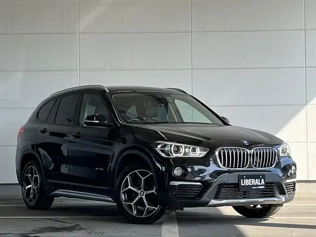 ＢＭＷ Ｘ１ xDrive 18d xライン 山形県 2017(平29)年 5.9万km サファイアブラックP ・ドラレコ/・インテリジェントセーフティー/・バックカメラ/・シートヒーター/・ハーフレザー/・純正ナビ/・フォグランプ/・ヒルディセントコントロール