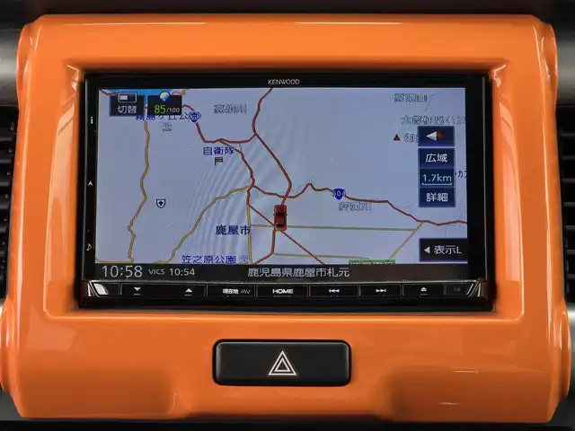 マツダ フレア クロスオーバー XS 鹿児島県 2018(平30)年 7万km パッションオレンジ ホワイト2トーン ＥＴＣ　/シートヒーター　/Ｂｌｕｅｔｏｏｔｈオーディオ　/ＫＥＮＥＯＯＤ製ＳＤナビ　/デュアルカメラブレーキサポート　/レーダーブレーキサポート　/マルチリフレクターフォグランプ　/ＬＥＤヘッドライト/フルセグテレビ/プッシュスタート/スマートキー/横滑り防止装置/純正アルミホイール(16インチ)