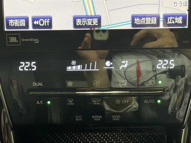 トヨタ ハリアー プログレス 沖縄県 2019(令1)年 3.1万km スパークリングブラックパールクリスタルシャイン 禁煙車/メーカーオプションナビ　/(CD/DVD/Bluetooth/AUXフルセグTV)/+ＪＢＬプレミアムサウンドシステム/全方位カメラ　/三眼ＬＥＤヘッドライト　/パワーバックドア　/プリクラッシュ　/レーダークルーズコントロール　/ステアリングリモコン/革巻きステアリング/電子パーキングブレーキ
