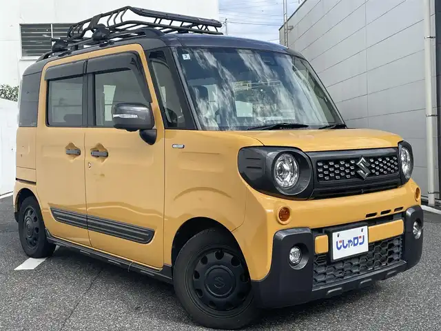 スズキ スペーシア ギア 千葉県 2020(令2)年 11.3万km アクティブイエロー/ガンメタリック2トーン (株)IDOMが運営する【じしゃロン八千代店】の自社ローン専用車両になります。/こちらは現金またはオートローンご利用時の価格です。自社ローンご希望の方は別途その旨お申付け下さい/両側パワースライドドア/Bluetoothオーディオ対応ナビ