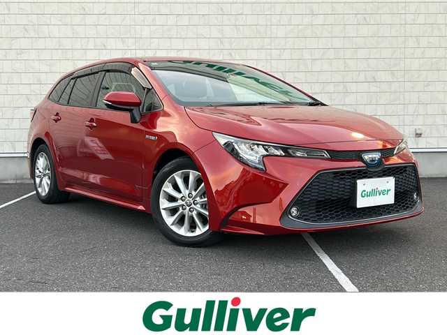 トヨタ カローラツーリング ハイブリッド S 栃木県 2020(令2)年 5.4万km スカーレットメタリック 純正ナビ/Ｂｌｕｅｔｏｏｔｈ/前後ドライブレコーダー/バックカメラ/クルーズコントロール/レーンキープアシスト/電格ミラー/ＥＴＣ/純正ナビ/純正フロアマット/シートヒーター/ステアリングヒーター/電格ミラー/USB入力端子/ABS/横滑り防止機能/コーナーセンサー/盗難防止装置/LEDヘッドライト/純正アルミホイール