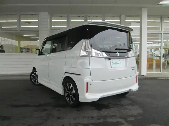 スズキ ソリオ バンディット HV MV Dカメラ ブレーキS 千葉県 2016(平28)年 5.2万km ピュアホワイトP ワンオーナー/社外8インチナビ、フルセグTV/バックカメラ/オーディオ【CD/DVD/SD/BT/MSV】/デュアルカメラブレーキサポート/両側パワースライドドア/HIDヘッドライト/純正15インチアルミホイール/ウィンカードアミラー/コーナーセンサー/運転席シートヒーター/ドライブレコーダー/ETC/アイドリングストップ/ステアリングスイッチ/スマートキー/H28/29/30/R1/3/5年整備記録