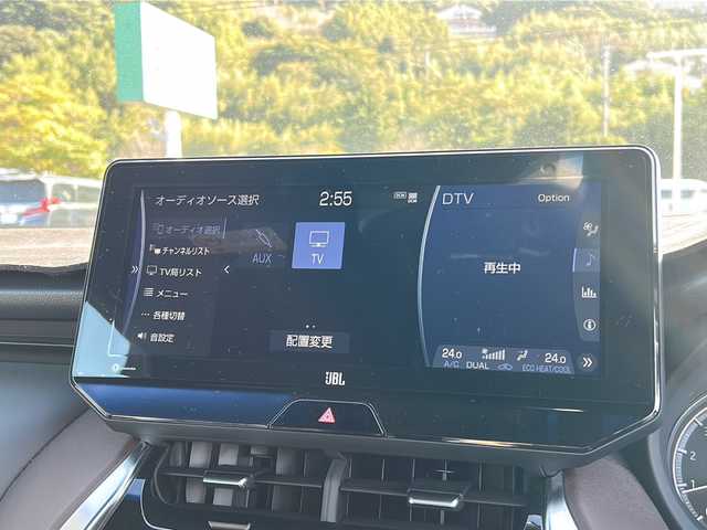 トヨタ ハリアー Z 佐賀県 2020(令2)年 5.3万km ホワイトパールクリスタルシャイン ・純正12.3インチナビ/（TV/Bluetooth/AM/FM/USB/Miracast/AUX/交通情報）/・全周囲カメラ/・ガラスルーフ/・JBL/・横滑り防止装置/・LEDヘッドライト/・オートマチックハイビーム/・レーンキープアシスト/・ヘッドアップディスプレイ/・デジタルインナーミラー/・オート電動格納ミラー/・ステアリングスイッチ/・デュアルオートエアコン