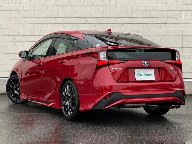 トヨタ プリウス A ツーリングセレクション 岐阜県 2021(令3)年 1.6万km エモーショナルレッドⅡ モデリスタエアロ/ガナドール製マフラー/ウエッズスポーツホイール　純正ホイール有/純正SDナビ/-BT/CD/フルセグTV/ブラインドスポットモニター/ヘッドアップディスプレイ/レーダー探知機/ステアリングヒーター/前席シートヒーター/ドライブレコーダー/追従式クルーズコントロール/オートマチックハイビーム/ステアリングスイッチ/LEDヘッドライト/レザーシート/バックカメラ/パーキングアシスト/ETC2.0/取扱説明書/保証書/スペアキー