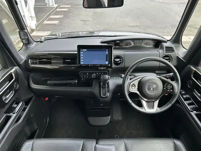 ホンダ Ｎ ＢＯＸ カスタム G L ターボ ホンダセンシング 静岡県 2020(令2)年 3.1万km クリスタルブラックパール Honda SENSING/社外9インチメモリーナビ(AVIC-RQ911)/　AM FM CD DVD Bluetooth USB SD/バックモニター/LEDオートヘッドライト/ACC クルーズコントロール/両側パワースライドドア/ハーフレザーシート/シートヒーター(前席)/純正15インチアルミホイール/スマートキー2本/リアサンシェード/パドルシフト/フルセグTV/ビルトインETC