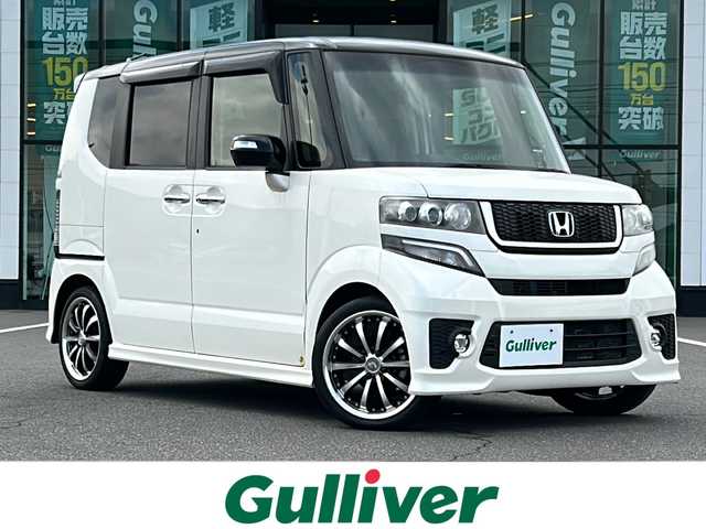 ホンダ Ｎ ＢＯＸ 2トーン モデューロXGターボPKG 岡山県 2016(平28)年 6.3万km プレミアムホワイトパールⅡ 両側パワースライドドア　/横滑り防止装置　/AAC　/ETC　/バックカメラ　/パワーウィンドウ　/パワーステアリング　/アイドリングストップ　/ベンチシート　/チップアップシート　/純正フロアマット　/純正AW