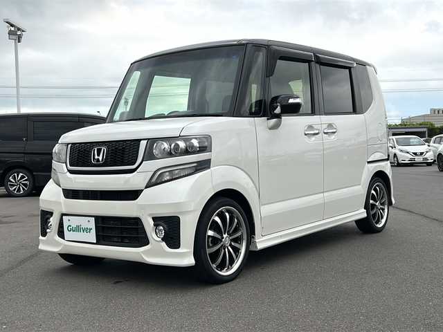 ホンダ Ｎ ＢＯＸ 2トーン モデューロXGターボPKG 岡山県 2016(平28)年 6.3万km プレミアムホワイトパールⅡ 両側パワースライドドア　/横滑り防止装置　/AAC　/ETC　/バックカメラ　/パワーウィンドウ　/パワーステアリング　/アイドリングストップ　/ベンチシート　/チップアップシート　/純正フロアマット　/純正AW