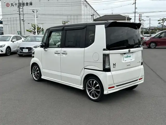 ホンダ Ｎ ＢＯＸ 2トーン モデューロXGターボPKG 岡山県 2016(平28)年 6.3万km プレミアムホワイトパールⅡ 両側パワースライドドア　/横滑り防止装置　/AAC　/ETC　/バックカメラ　/パワーウィンドウ　/パワーステアリング　/アイドリングストップ　/ベンチシート　/チップアップシート　/純正フロアマット　/社外16インチAW