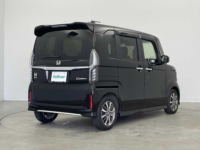 ホンダ Ｎ ＢＯＸ カスタム L 新潟県 2022(令4)年 1.5万km クリスタルブラックパール 衝突被害軽減システム/コーナーセンサー/レーンキープアシスト/コーナーセンサー/クルーズコントロール/ステアリングスイッチ/純正SDナビ/フルセグTV/バックカメラ/Bluetooth接続/ETC/USB入力端子/前方純正ドラレコ/純正フロアマット/片側パワースライド/フロントフォグ