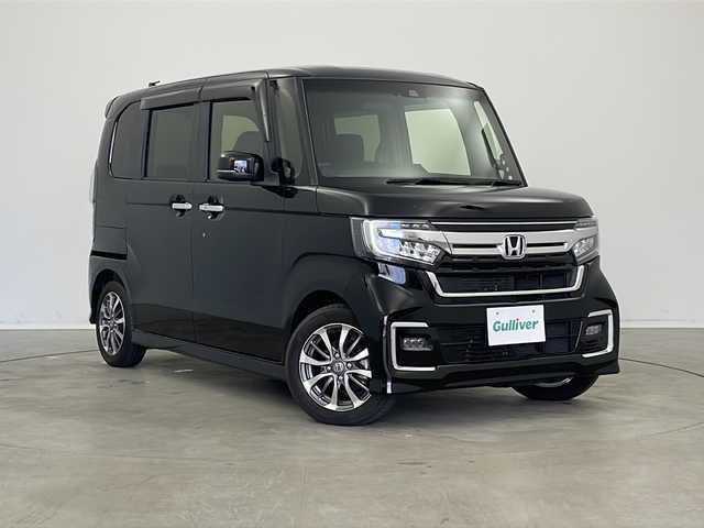 ホンダ Ｎ ＢＯＸ カスタム L 新潟県 2022(令4)年 1.5万km クリスタルブラックパール 衝突被害軽減システム/コーナーセンサー/レーンキープアシスト/コーナーセンサー/クルーズコントロール/ステアリングスイッチ/純正SDナビ/フルセグTV/バックカメラ/Bluetooth接続/ETC/USB入力端子/前方純正ドラレコ/純正フロアマット/片側パワースライド/フロントフォグ