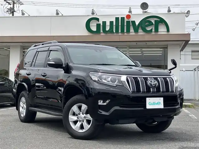 トヨタ ランドクルーザー プラド TX Lパッケージ 三重県 2019(令1)年 4.2万km ブラック ♪ワンオーナー/♪走行41140km/♪車検 令和8年6月26日迄/♪4WD/プリクラッシュセーフティ/レーンディパーチャーアラート/レーダークルーズコントロール/オートマチックハイビーム/クリアランスソナー/黒革シート/前席パワーシート/前席シートヒーター/エアシート/スマートキー×2/プッシュスタート/純正メモリナビ/・USB/HDMI/・フルセグ/SD録音/・DVD再生/・Bluetoothオーディオ/・バックカメラ/2nd START/純正17インチAW/LEDヘッドライト/LEDフォグライト/オートライト/ウィンカーミラー/オートリトラクタブルミラー/ルーフレール/サイドステップ/革巻ステアリング/ステアリングスイッチ/プライバシーガラス/フロアマット/ドアバイザー/ETC/サイド/カーテン/ニーエアバック