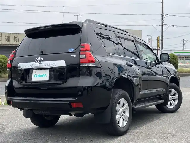 トヨタ ランドクルーザー プラド TX Lパッケージ 三重県 2019(令1)年 4.2万km ブラック ♪ワンオーナー/♪走行41140km/♪車検 令和8年6月26日迄/♪4WD/プリクラッシュセーフティ/レーンディパーチャーアラート/レーダークルーズコントロール/オートマチックハイビーム/クリアランスソナー/黒革シート/前席パワーシート/前席シートヒーター/エアシート/スマートキー×2/プッシュスタート/純正メモリナビ/・USB/HDMI/・フルセグ/SD録音/・DVD再生/・Bluetoothオーディオ/・バックカメラ/2nd START/純正17インチAW/LEDヘッドライト/LEDフォグライト/オートライト/ウィンカーミラー/オートリトラクタブルミラー/ルーフレール/サイドステップ/革巻ステアリング/ステアリングスイッチ/プライバシーガラス/フロアマット/ドアバイザー/ETC/サイド/カーテン/ニーエアバック