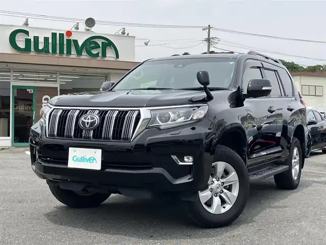 トヨタ ランドクルーザー プラド TX Lパッケージ 三重県 2019(令1)年 4.2万km ブラック ♪ワンオーナー/♪走行41140km/♪車検 令和8年6月26日迄/♪4WD/プリクラッシュセーフティ/レーンディパーチャーアラート/レーダークルーズコントロール/オートマチックハイビーム/クリアランスソナー/黒革シート/前席パワーシート/前席シートヒーター/エアシート/スマートキー×2/プッシュスタート/純正メモリナビ/・USB/HDMI/・フルセグ/SD録音/・DVD再生/・Bluetoothオーディオ/・バックカメラ/2nd START/純正17インチAW/LEDヘッドライト/LEDフォグライト/オートライト/ウィンカーミラー/オートリトラクタブルミラー/ルーフレール/サイドステップ/革巻ステアリング/ステアリングスイッチ/プライバシーガラス/フロアマット/ドアバイザー/ETC/サイド/カーテン/ニーエアバック