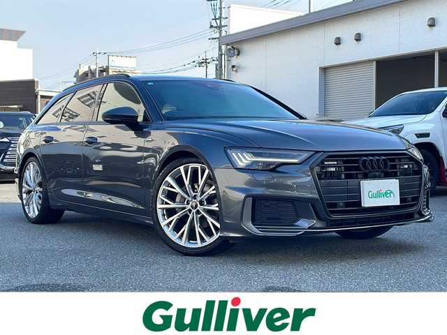 アウディ アウディ Ａ６ アバント 40TDIクワトロ Sライン 福岡県 2021(令3)年 3.3万km グレー Sラインパッケージ/メーカー純正ナビゲーション/アダプティブクルーズコントロール/アラウンドビューモニター/パドルシフト/クリアランスソナー/LEDヘッドライト/ルーフレール/電動リアゲート/黒革シート/前席パワーシート（メモリー付き）/シートヒーター/ステアリングヒーター/ETC/USBポート/電動格納ミラー/プッシュスタート/スマートキー/スペアキー/純正20インチアルミホイール/プリクラッシュセーフティ/レーンキープアシスト/アイドリングストップ/保証書/取扱説明書