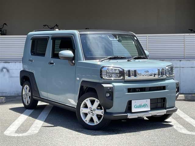 ダイハツ タフト G ターボ クロムベンチャー 大阪府 2022(令4)年 2.4万km レイクブルーメタリック ワンオーナー/純正9インチスマホ連動ディスプレイオーディオ【Bluetooth/CD/DVD/USB接続】/・NMZN-Y72DS/スマートアシスト/・衝突回避支援ブレーキ機能/・衝突警報機能/・ブレーキ制御付誤発進抑制機能/・車線逸脱抑制制御機能/・車線逸脱警報機能/・路側逸脱警報機能/・ふらつき警報機能/・先行車発進お知らせ機能/・標識認識機能/・ADB（アダプティブドライビングビーム）/スマートクルーズパック/・アダプティブクルーズコントロール（ACC）前車速追従機能付き/・LKC（レーンキープコントロール）/・ステアリングスイッチ（運転支援用）/オートブレーキホールド/バックカメラ/ダブル＋サイドエアバック/カーテンエアバック/保証書/取扱説明書/記録簿　R7年1月