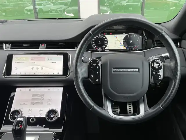 ランドローバー レンジローバーイヴォーク SE 岡山県 2019(令1)年 2.6万km 白 登録時走行距離：25850ｋｍ/純正10.25インチナビゲーション/→フルセグTV/全方位カメラ/アラウンドビューモニター/ブラインドスポットモニター/ヘッドアップディスプレイ/自動駐車システム/ビルトインETC/レーダークルーズコントロール/ステアリングリモコン/パドルシフト/LEDオートライト/フォグランプ/スマートキー/スペアキー