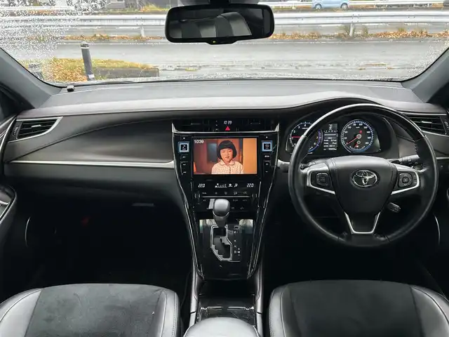 トヨタ ハリアー プレミアム スタイルモーヴ 宮城県 2016(平28)年 4万km ブラック /ワンオーナー//ALPINE9インチメモリナビ//CD/DVD/SD/USB/BT/フルセグテレビ//バックカメラ//ハーフレザーシート//前席パワーシート/シートヒーター//D席シートポジションメモリー//クルーズコントロール//パワーバックドア//レーンディパーチャーアラート//ビルトインETC//スマートキーx2//LEDヘッドライト