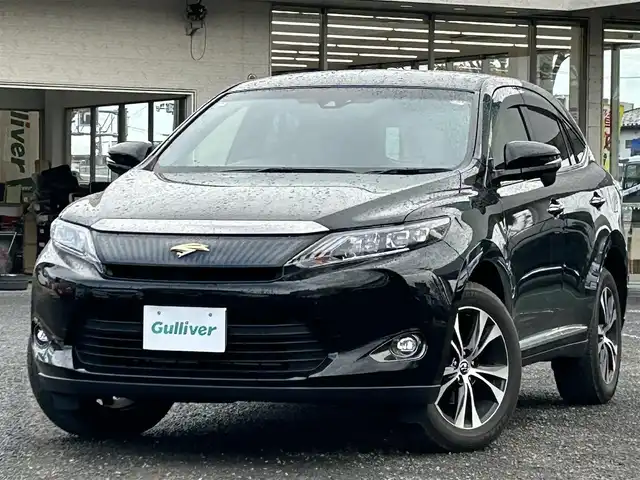 トヨタ ハリアー プレミアム スタイルモーヴ 宮城県 2016(平28)年 4万km ブラック /ワンオーナー//ALPINE9インチメモリナビ//CD/DVD/SD/USB/BT/フルセグテレビ//バックカメラ//ハーフレザーシート//前席パワーシート/シートヒーター//D席シートポジションメモリー//クルーズコントロール//パワーバックドア//レーンディパーチャーアラート//ビルトインETC//スマートキーx2//LEDヘッドライト