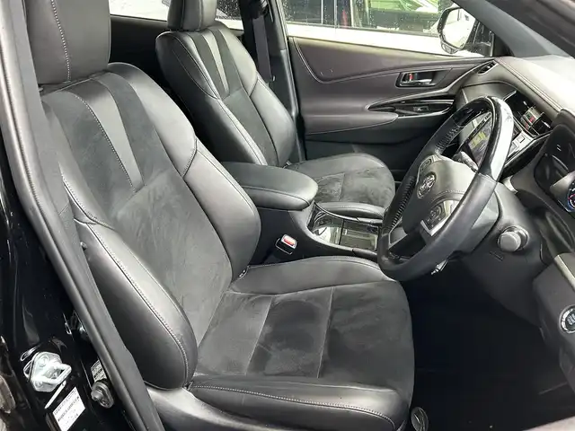 トヨタ ハリアー プレミアム スタイルモーヴ 宮城県 2016(平28)年 4万km ブラック /ワンオーナー//ALPINE9インチメモリナビ//CD/DVD/SD/USB/BT/フルセグテレビ//バックカメラ//ハーフレザーシート//前席パワーシート/シートヒーター//D席シートポジションメモリー//クルーズコントロール//パワーバックドア//レーンディパーチャーアラート//ビルトインETC//スマートキーx2//LEDヘッドライト