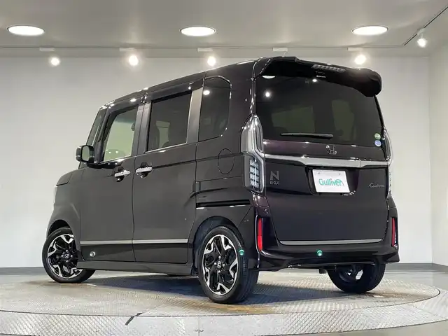ホンダ Ｎ ＢＯＸ カスタム G L ターボ ホンダセンシング 愛知県 2020(令2)年 5.2万km プレミアムベルベットパープル・パール 純正８インチナビ/両側パワースライドドア/レーダークルーズコントロール/衝突軽減ブレーキ/車線逸脱警報/クリアランスソナー/先行車発進告知/パドルシフト/シートヒーター/ハーフレザーシート/バックカメラ/前後ドライブレコーダー/ビルトインＥＴＣ/アクセサリーソケット/USB入力端子/ISOFIX/純正フロアマット/純正15インチアルミホイール