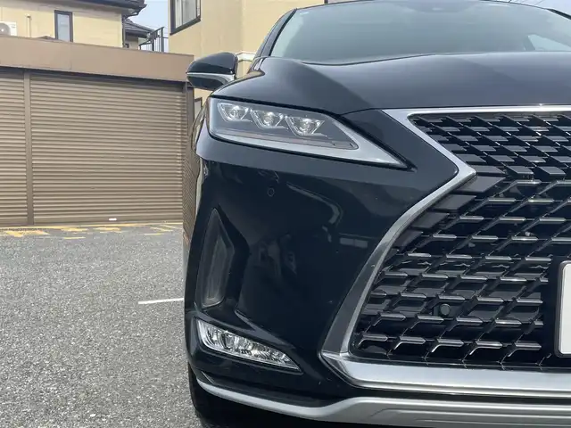 レクサス ＲＸ 450h バージョンL 千葉県 2020(令2)年 11.2万km グラファイトブラックガラスフレーク 純正ナビ(CD/DVD/BT/AUX/USB/TV/miracast)/パノラミックビューモニター/パワーシート/シートヒーター/シートベンチレーション(D/N)/ハンドルヒーター/革シート/パワーバックドア/HUD/LTA/BSM/PKSA/PKSB/RSA/パドルシフト/ビルトインETC(2.0)/純正フロアマット/AC100Vコンセント/クリアランスソナー/前方ドライブレコーダー/レーダークルーズコントロール