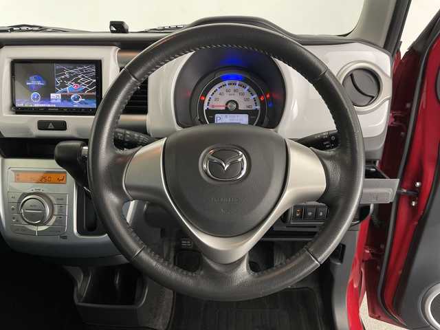 マツダ フレア クロスオーバー XS 長野県 2014(平26)年 6.7万km フェニックスレッドパール/ブラック 社外メモリナビ（型番：CA9K3）/（CD＆DVD＆SD＆USB）/バックカメラ/衝突被害軽減システム/盗難防止装置/ALPINE製フリップダウンモニター/LEDヘッドライト/フォグランプ/オートライト/シートヒーター（前席）/純正ドアバイザー/15インチ純正アルミホイール/純正フロアマット/オートエアコン/アイドリングストップ/スマートキー