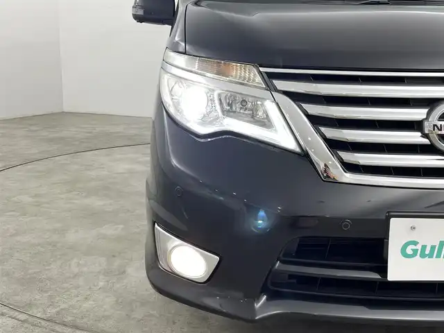 日産 セレナ ハイウェイスター Vエアロ+Safty 福島県 2016(平28)年 6.3万km ダイヤモンドブラック ４WD/エマージェンシーブレーキ/・ディスプレイ付自動防眩式ルームミラー/(ミラーにバックカメラ・アラウンドビューモニター)/・踏み間違い衝突防止アシスト/・フロント& バックソナー/・ふらつき警報/・衝突軽減ブレーキ/・レーンキープアシスト/社外ナビゲーション/・型式：CN-R330WD/・【Bluetooth/TV/AM・FM/CD/DVD】/・ETC/・前後ドライブレコーダー/純正フロアマット/ドアバイザー/LEDライト/・フォグライト/・オートライト/電動格納ウィンカーミラー/プッシュスタート/・スマートキー