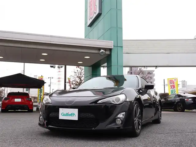 トヨタ ８６ GT 神奈川県 2013(平25)年 5.8万km 黒 ６速マニュアル/社外ボンネット/車高調/ETC/純正ナビ/フルセグTV/社外セキュリティ