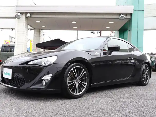 トヨタ ８６ GT 神奈川県 2013(平25)年 5.8万km 黒 ６速マニュアル/社外ボンネット/車高調/ETC/純正ナビ/フルセグTV/社外セキュリティ