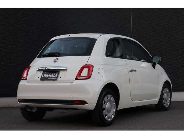 フィアット ５００ 大分県 2021(令3)年 5万km ボサノバホワイト 取扱説明書/保証書/クルーズコントロール/純正ディスプレイオーディオ/Bluetooth/CarPlay/純正フロアマット/純正ハロゲンヘッドライト/USB/パドルシフト/ETC